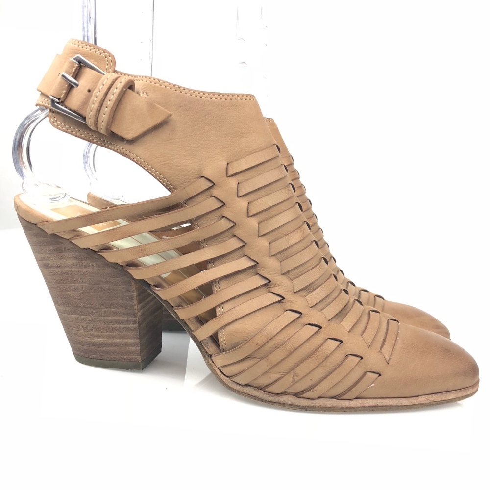 Dolce Vita | Slip On Leather Booties (Size 10)